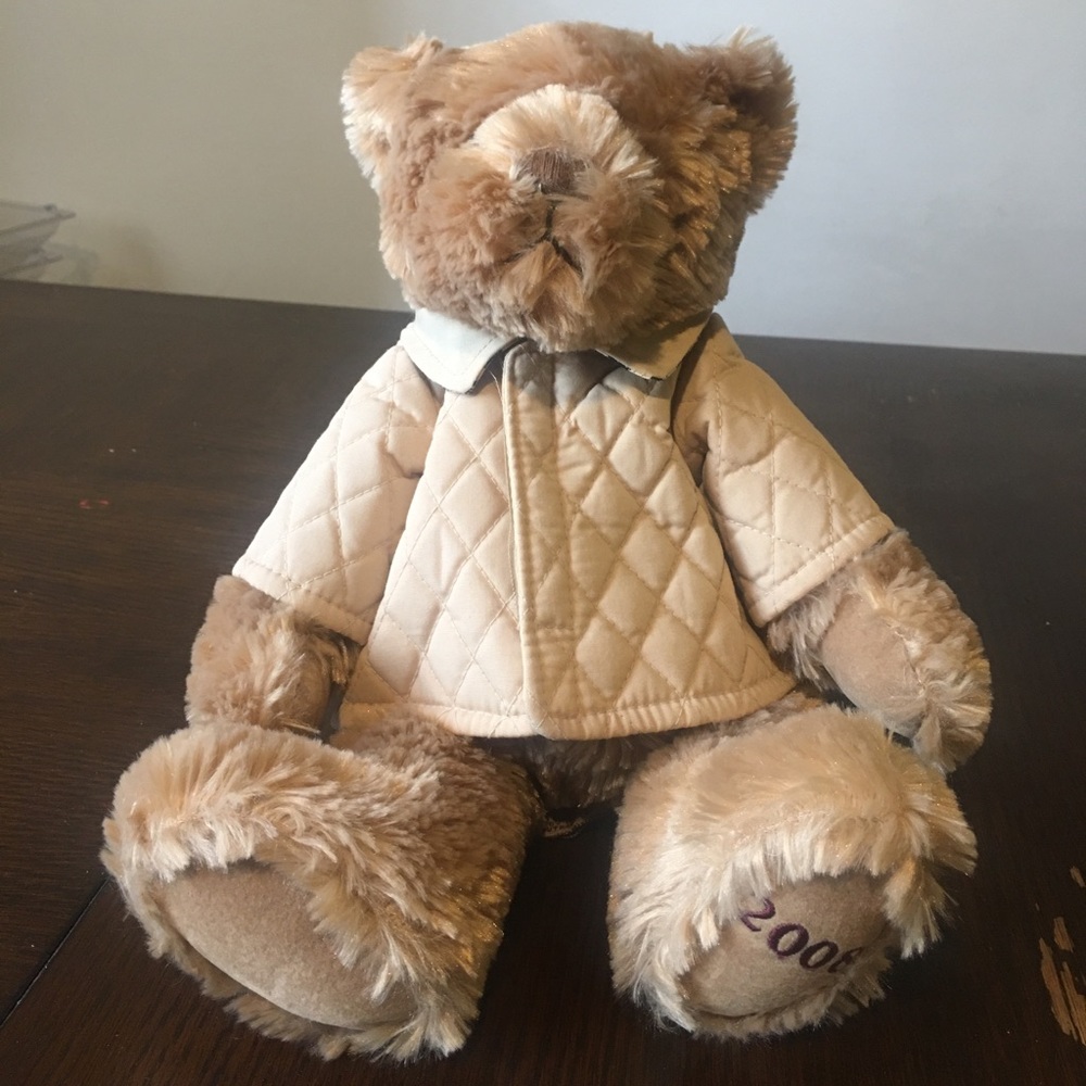 New Burberry 2008 collectible bear